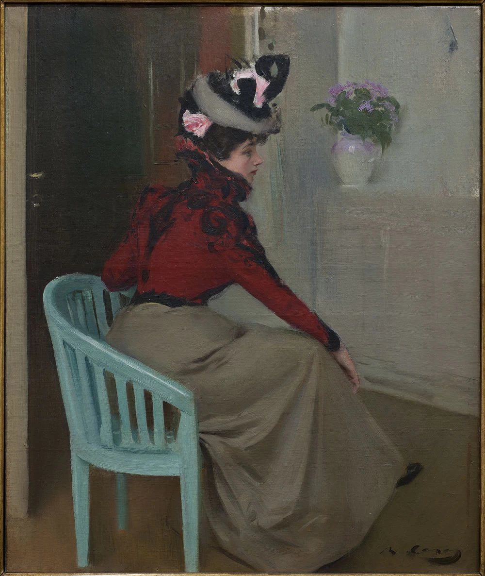 Ramon Casas - La parigina, Museu de Montserrat
